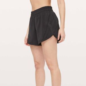 Lululemon Athletica Performance High Rise Shorts Black 6